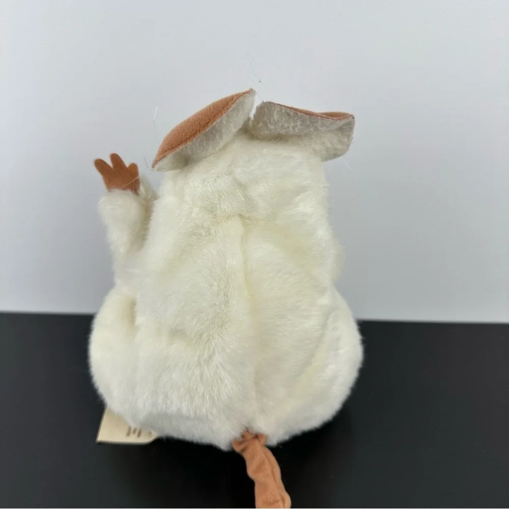 Folkmanis Puppets White Mouse Hand Puppet 7” Pink Eyes Plush Stuffed Animal Rat - Picture 6 of 9